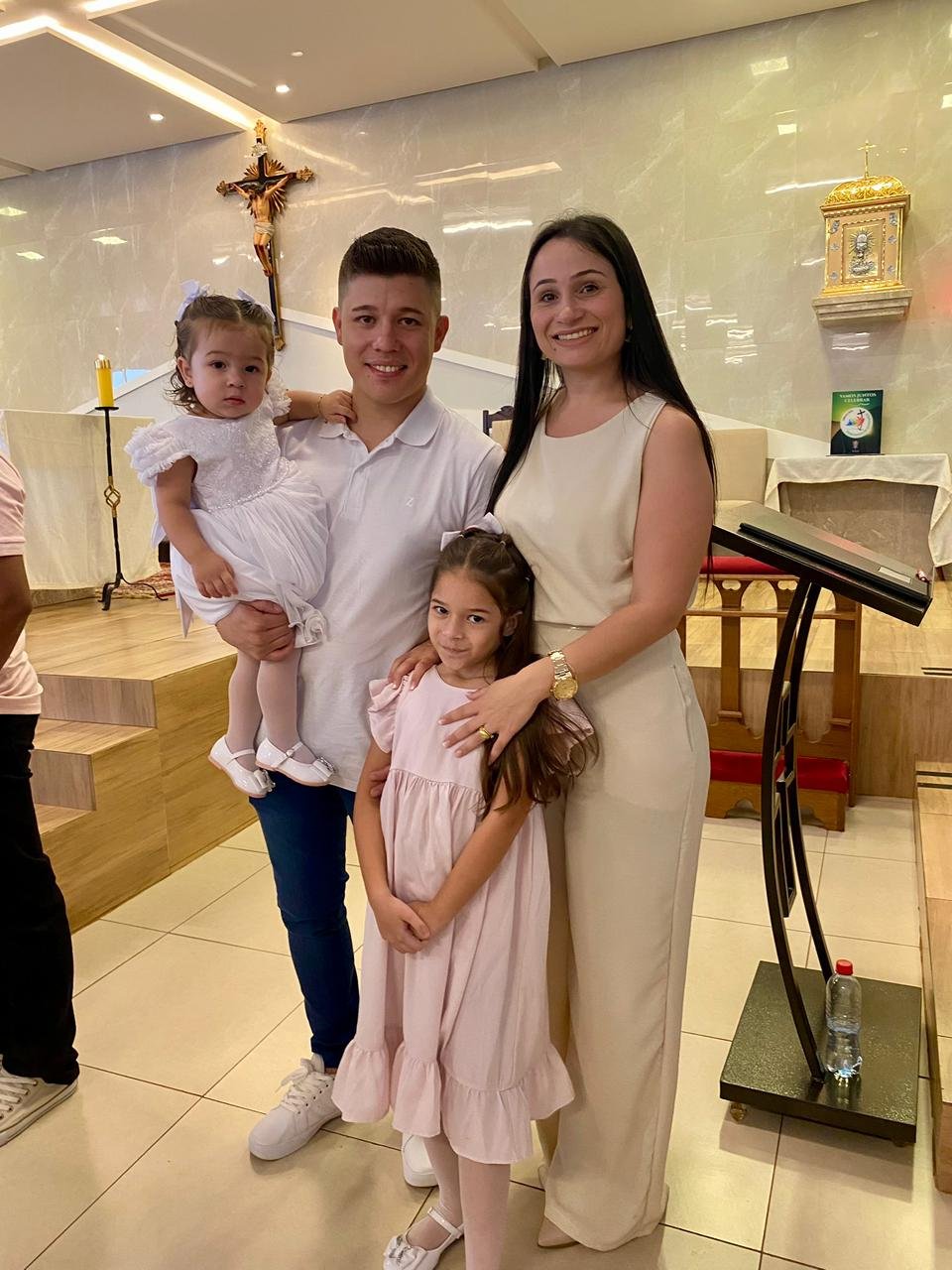 João Ramiro com a família